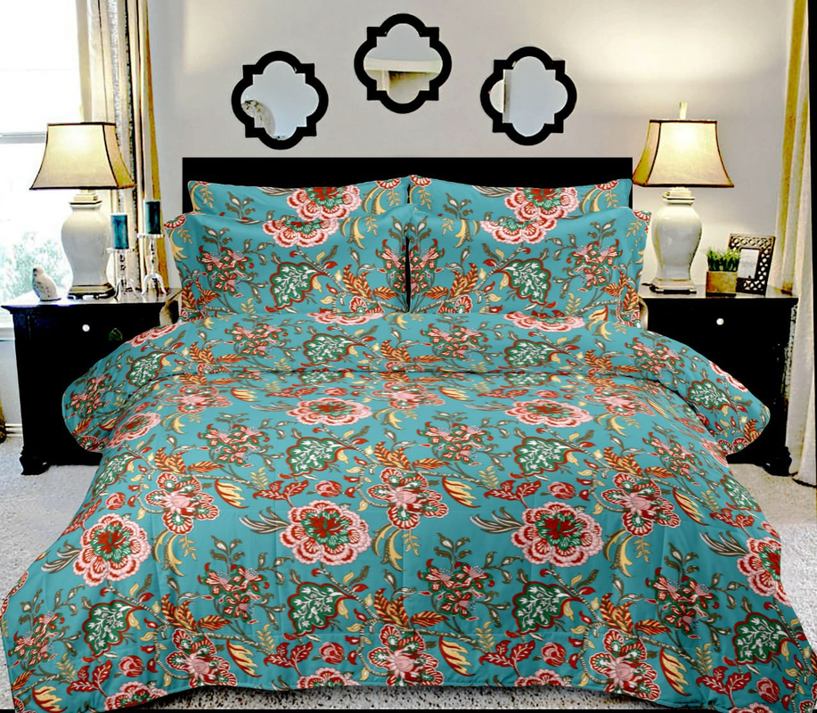 Bedsheets King Size with Pillow Covers (Roma 002